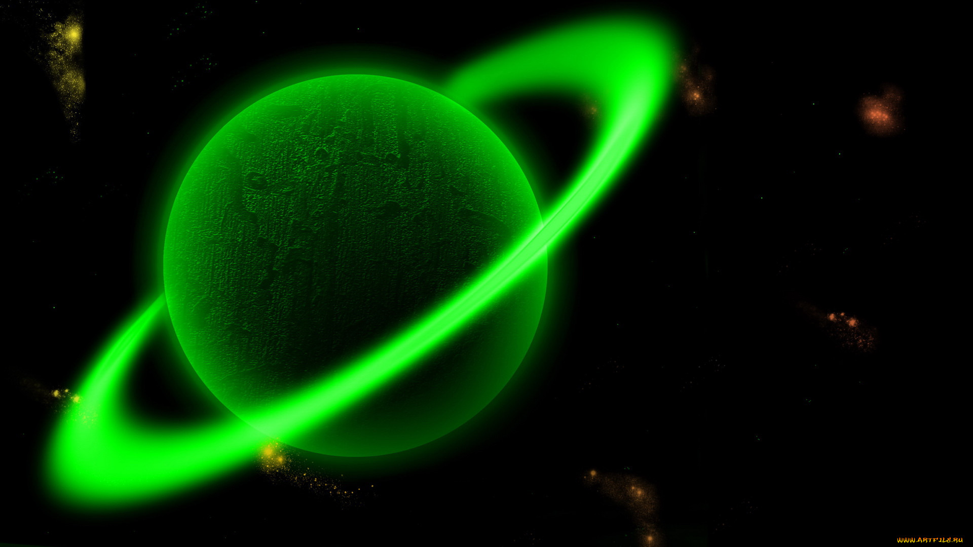 Сатурн зеленый